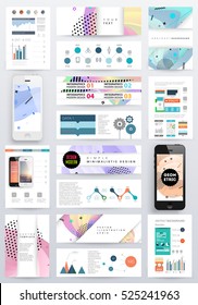 Geometric background Template for covers, flyers, banners, posters and placards, may be used for presentations and books, EPS10 vector illustration