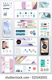 Geometric background Template for covers, flyers, banners, posters and placards, may be used for presentations and books, EPS10 vector illustration