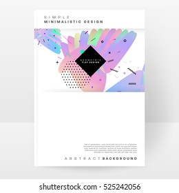 Plantilla de fondo geométrico para cubiertas, volantes, pancartas, carteles y carteles, puede utilizarse para presentaciones y libros, ilustración vectorial EPS10