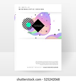 Geometric background Template for covers, flyers, banners, posters and placards, may be used for presentations and books, EPS10 vector illustration