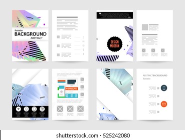 Geometric background Template for covers, flyers, banners, posters and placards, may be used for presentations and books, EPS10 vector illustration
