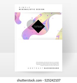 Geometric background Template for covers, flyers, banners, posters and placards, may be used for presentations and books, EPS10 vector illustration