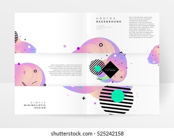 Geometric background Template for covers, flyers, banners, posters and placards, may be used for presentations and books, EPS10 vector illustration