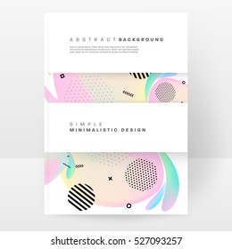 Geometric background Template for covers, flyers, banners, posters and placards, may be used for presentations and books, EPS10 vector illustration