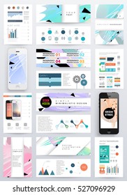 Geometric background Template for covers, flyers, banners, posters and placards, may be used for presentations and books, EPS10 vector illustration