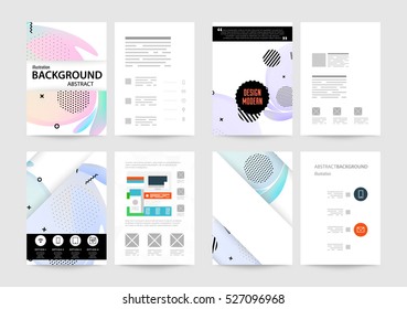 Plantilla de fondo geométrico para cubiertas, volantes, pancartas, carteles y carteles, puede utilizarse para presentaciones y libros, ilustración vectorial EPS10