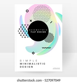 Geometric background Template for covers, flyers, banners, posters and placards, may be used for presentations and books, EPS10 vector illustration