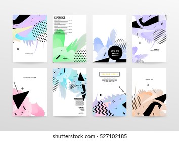 Geometric background Template for covers, flyers, banners, posters and placards, may be used for presentations and books, EPS10 vector illustration