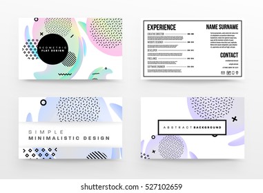 Geometric background Template for covers, flyers, banners, posters and placards, may be used for presentations and books, EPS10 vector illustration