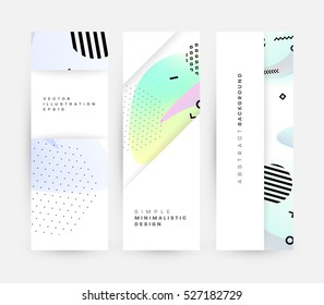 Plantilla de fondo geométrico para cubiertas, volantes, pancartas, carteles y carteles, puede utilizarse para presentaciones y libros, ilustración vectorial EPS10
