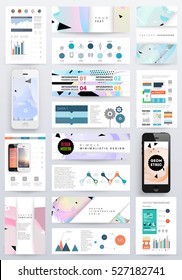Plantilla de fondo geométrico para cubiertas, volantes, pancartas, carteles y carteles, puede utilizarse para presentaciones y libros, ilustración vectorial EPS10