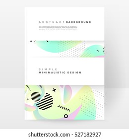 Plantilla de fondo geométrico para cubiertas, volantes, pancartas, carteles y carteles, puede utilizarse para presentaciones y libros, ilustración vectorial EPS10