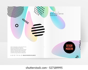 Geometric background Template for covers, flyers, banners, posters and placards, may be used for presentations and books, EPS10 vector illustration