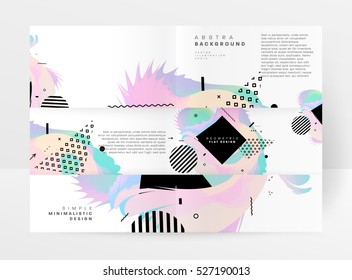 Geometric background Template for covers, flyers, banners, posters and placards, may be used for presentations and books, EPS10 vector illustration