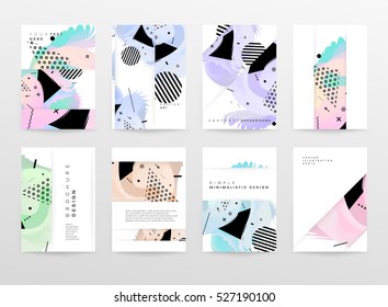 Modelo de fundo geométrico para capas, folhetos, banners, cartazes e cartazes, pode ser usado para apresentações e livros, ilustração vetorial EPS10