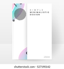 Geometrische Hintergrundvorlage für Cover, Flyer, Banner, Poster und Plakate, kann für Präsentationen und Bücher verwendet werden, EPS10 Vektorgrafik