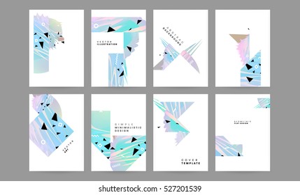 Geometric background Template for covers, flyers, banners, posters and placards, may be used for presentations and books, EPS10 vector illustration