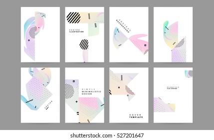 Geometric background Template for covers, flyers, banners, posters and placards, may be used for presentations and books, EPS10 vector illustration