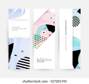 Plantilla de fondo geométrico para cubiertas, volantes, pancartas, carteles y carteles, puede utilizarse para presentaciones y libros, ilustración vectorial EPS10