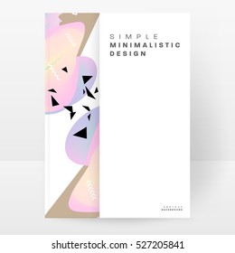 Geometrische Hintergrundvorlage für Cover, Flyer, Banner, Poster und Plakate, kann für Präsentationen und Bücher verwendet werden, EPS10 Vektorgrafik