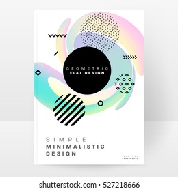 Geometric background Template for covers, flyers, banners, posters and placards, may be used for presentations and books, EPS10 vector illustration