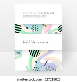 Plantilla de fondo geométrico para cubiertas, volantes, pancartas, carteles y carteles, puede utilizarse para presentaciones y libros, ilustración vectorial EPS10