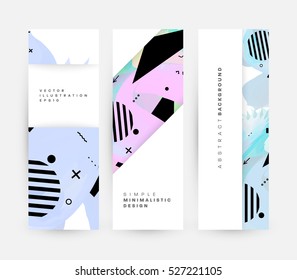 Geometric background Template for covers, flyers, banners, posters and placards, may be used for presentations and books, EPS10 vector illustration