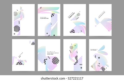 Plantilla de fondo geométrico para cubiertas, volantes, pancartas, carteles y carteles, puede utilizarse para presentaciones y libros, ilustración vectorial EPS10