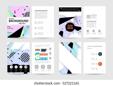 Geometrische Hintergrundvorlage für Cover, Flyer, Banner, Poster und Plakate, kann für Präsentationen und Bücher verwendet werden, EPS10 Vektorgrafik