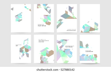 Geometric background Template for covers, flyers, banners, posters and placards, may be used for presentations and books, EPS10 vector illustration