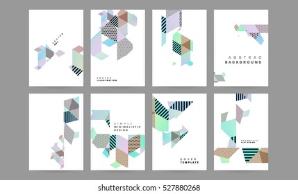 Geometric background Template for covers, flyers, banners, posters and placards, may be used for presentations and books, EPS10 vector illustration