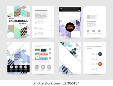 Geometric background Template for covers, flyers, banners, posters and placards, may be used for presentations and books, EPS10 vector illustration