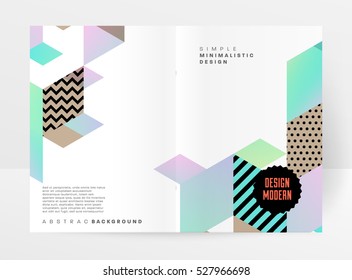 Geometric background Template for covers, flyers, banners, posters and placards, may be used for presentations and books, EPS10 vector illustration