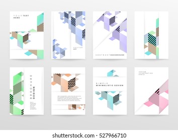Geometric background Template for covers, flyers, banners, posters and placards, may be used for presentations and books, EPS10 vector illustration