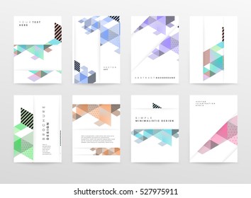 Geometric background Template for covers, flyers, banners, posters and placards, may be used for presentations and books, EPS10 vector illustration
