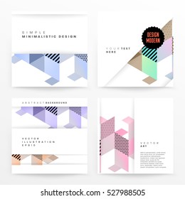 Geometric background Template for covers, flyers, banners, posters and placards, may be used for presentations and books, EPS10 vector illustration
