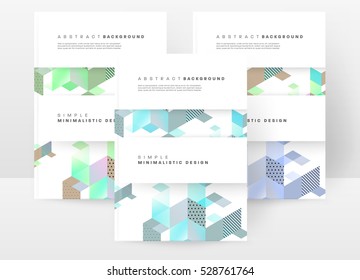 Geometric background Template for covers, flyers, banners, posters and placards, may be used for presentations and books, EPS10 vector illustration