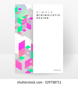 Geometric background Template for covers, flyers, banners, posters and placards, may be used for presentations and books, EPS10 vector illustration