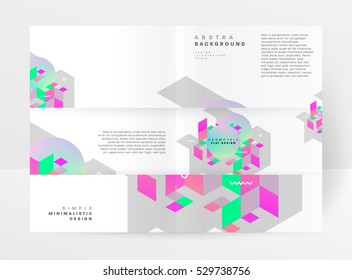 Geometric background Template for covers, flyers, banners, posters and placards, may be used for presentations and books, EPS10 vector illustration