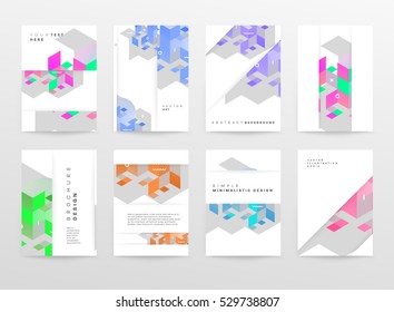 Plantilla de fondo geométrico para cubiertas, volantes, pancartas, carteles y carteles, puede utilizarse para presentaciones y libros, ilustración vectorial EPS10