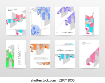 Geometrische Hintergrundvorlage für Cover, Flyer, Banner, Poster und Plakate, kann für Präsentationen und Bücher verwendet werden, EPS10 Vektorgrafik