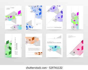 Geometric background Template for covers, flyers, banners, posters and placards, may be used for presentations and books, EPS10 vector illustration