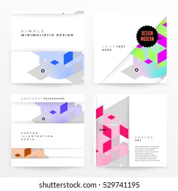 Geometric background Template for covers, flyers, banners, posters and placards, may be used for presentations and books, EPS10 vector illustration