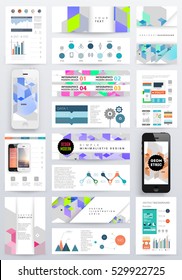 Geometric background Template for covers, flyers, banners, posters and placards, may be used for presentations and books, EPS10 vector illustration