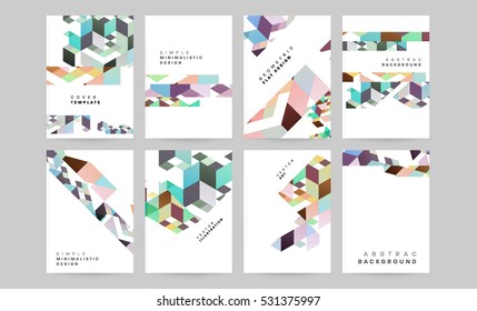 Geometric background Template for covers, flyers, banners, posters and placards, may be used for presentations and books, EPS10 vector illustration