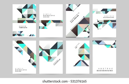 Geometric background Template for covers, flyers, banners, posters and placards, may be used for presentations and books, EPS10 vector illustration