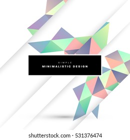 Geometrische Hintergrundvorlage für Cover, Flyer, Banner, Poster und Plakate, kann für Präsentationen und Bücher verwendet werden, EPS10 Vektorgrafik