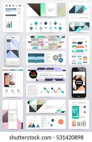 Geometric background Template for covers, flyers, banners, posters and placards, may be used for presentations and books, EPS10 vector illustration