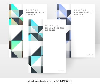 Geometric background Template for covers, flyers, banners, posters and placards, may be used for presentations and books, EPS10 vector illustration