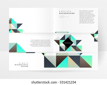 Plantilla de fondo geométrico para cubiertas, volantes, pancartas, carteles y carteles, puede utilizarse para presentaciones y libros, ilustración vectorial EPS10